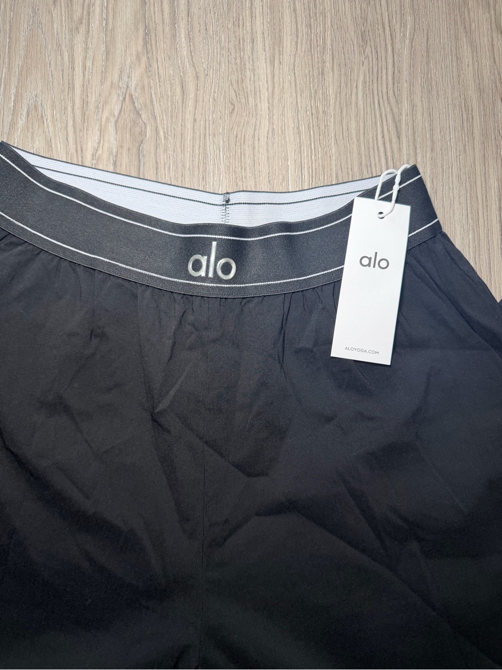 ALO Yoga Black Zip Front Track Jacket and Joggers Set - Picture 4 of 6